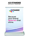 A3 Table-Top Standee Banner Without Printing